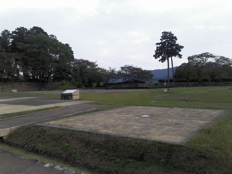 Sasayama Castle back yard